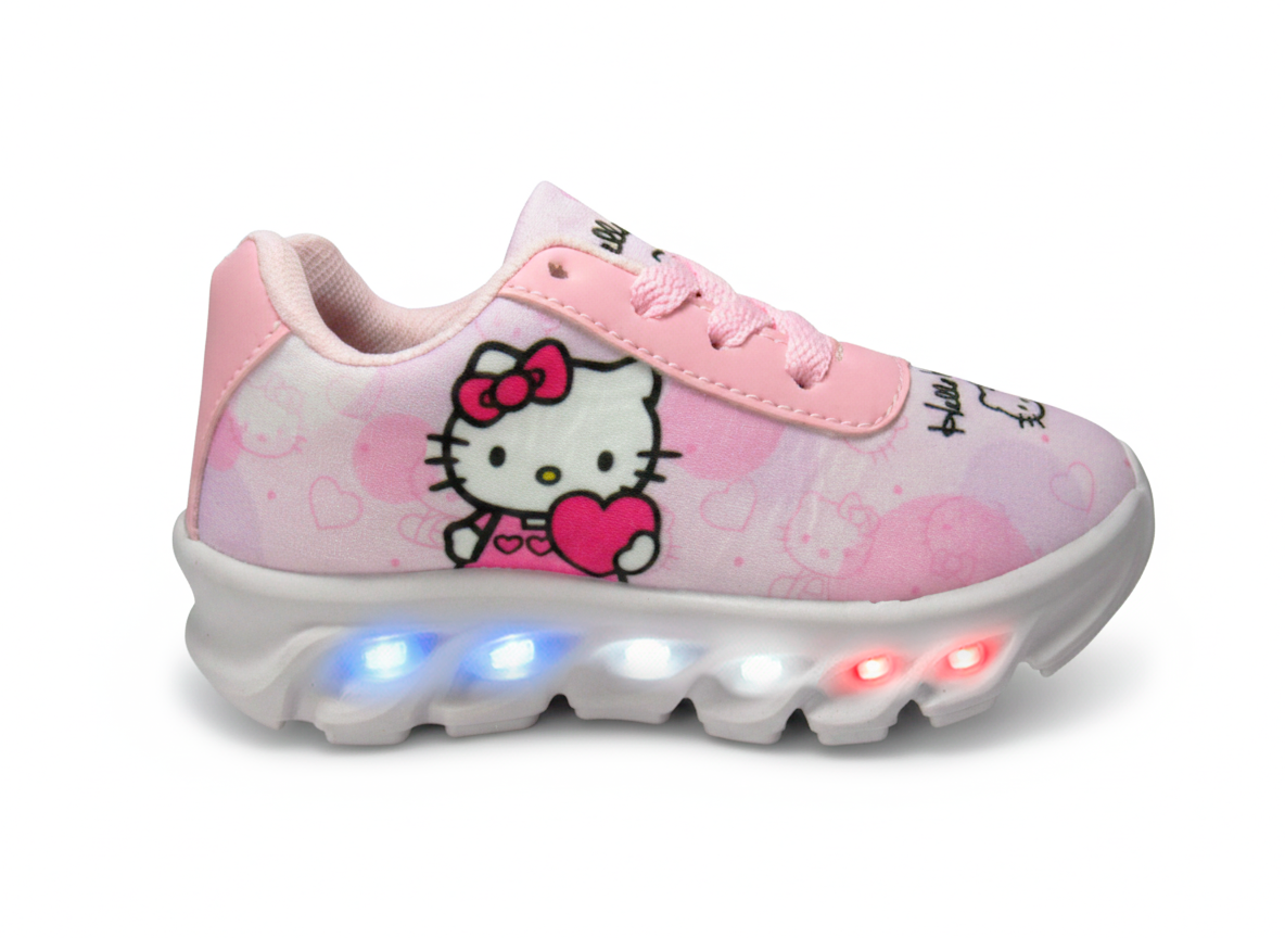 Tênis LED Infantil Hello Kitty