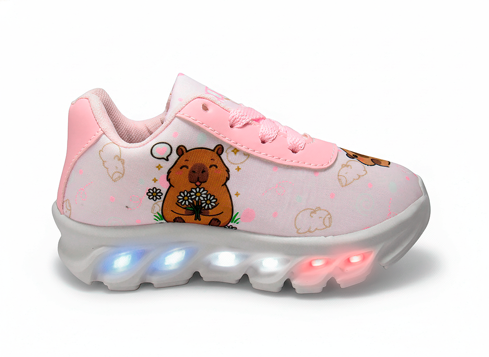 Tênis LED Infantil Capivara