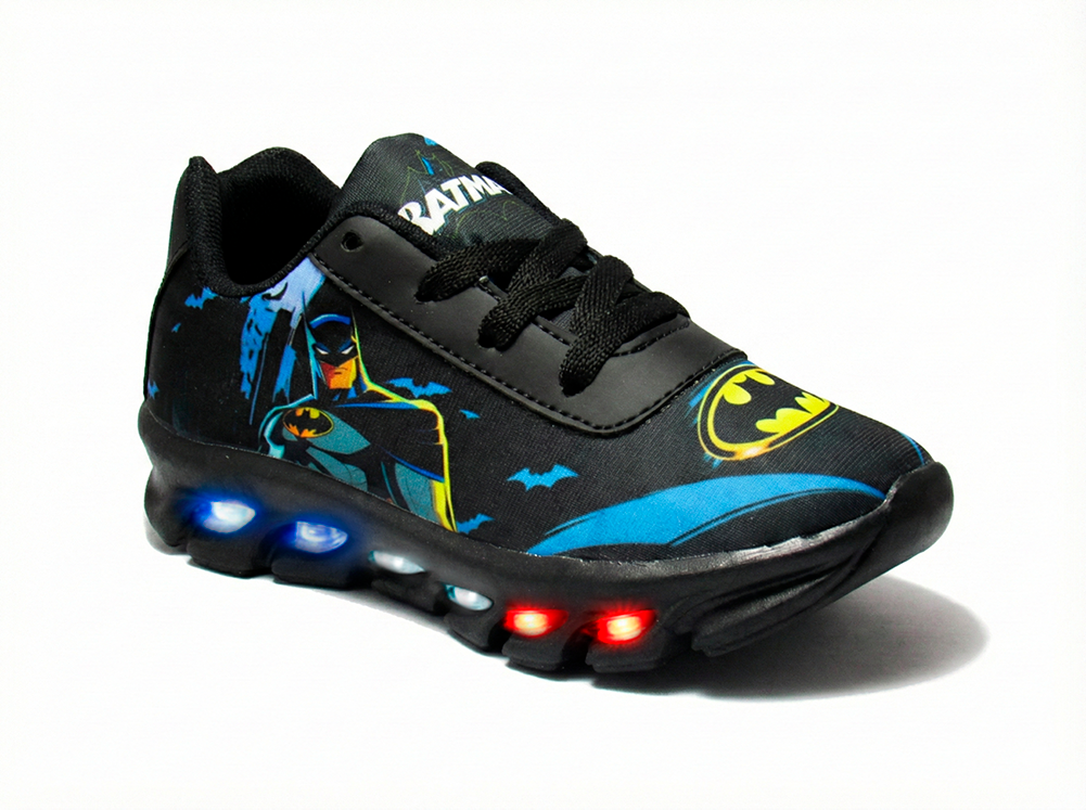 Tênis LED Infantil Batman