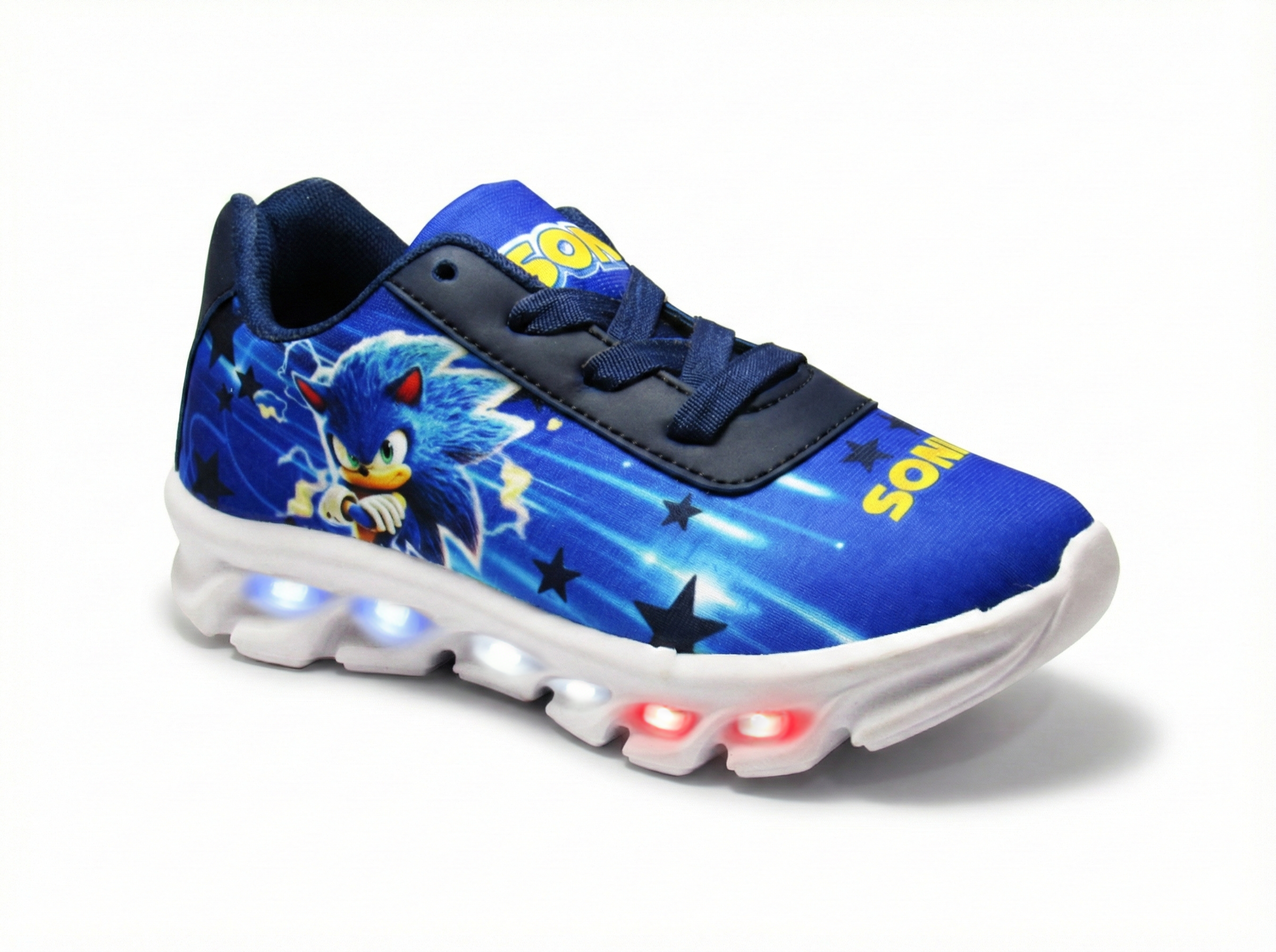 Tênis LED Infantil Sonic Azul