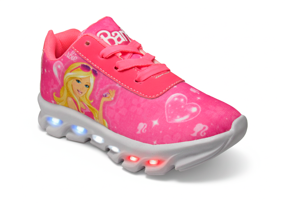 Tênis LED Infantil Barbie