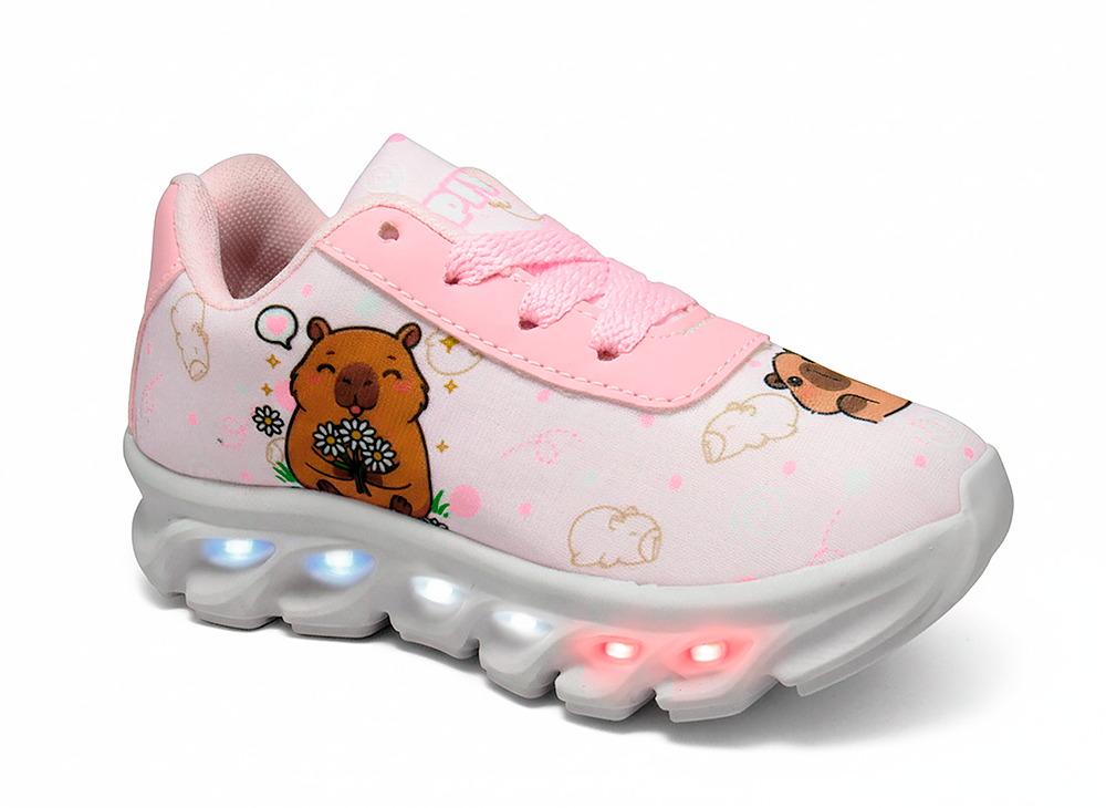 Tênis LED Infantil Capivara