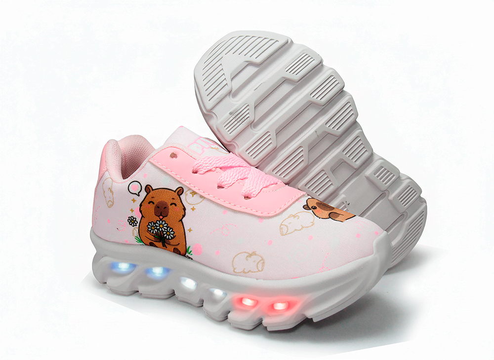 Tênis LED Infantil Capivara
