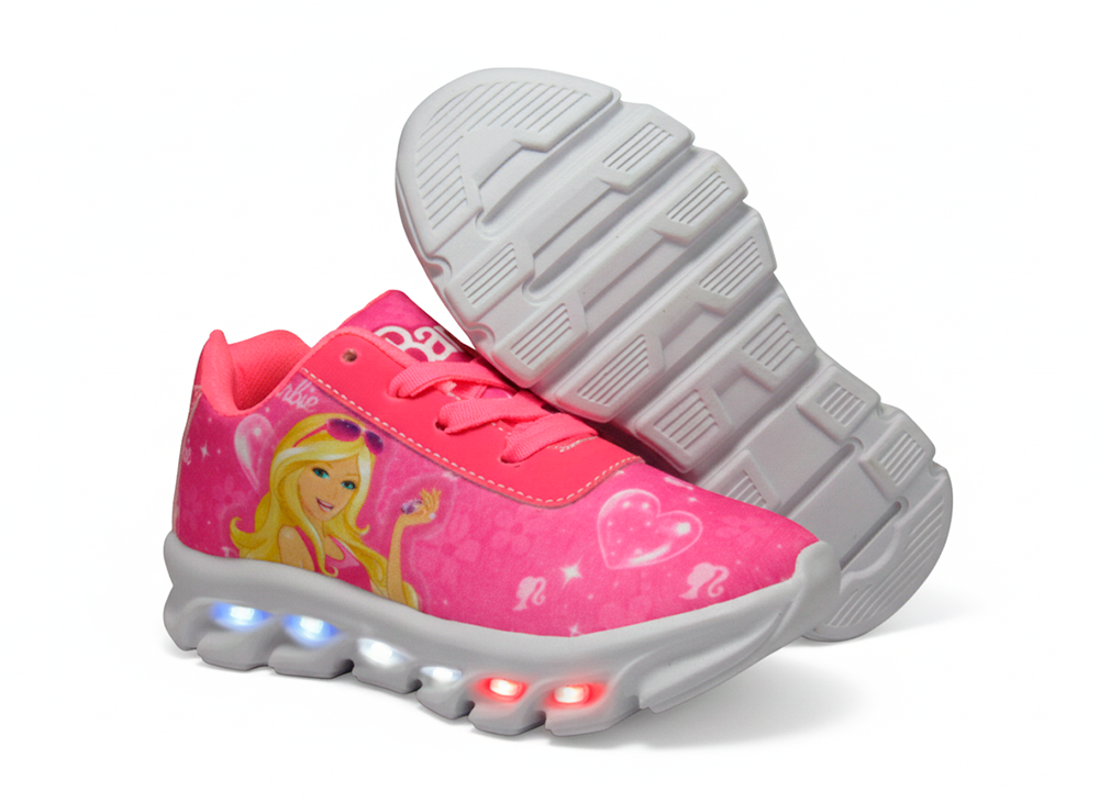 Tênis LED Infantil Barbie