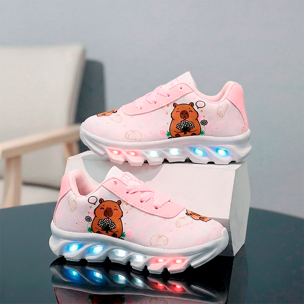 Tênis LED Infantil Capivara