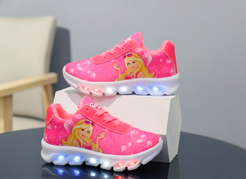 Tênis LED Infantil Barbie
